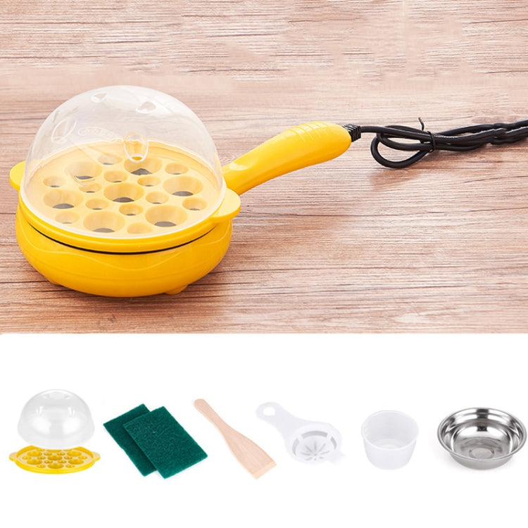 350W Electric Egg Omelette Cooker Frying Pan Steamer Cooker,EU Plug,Style: Single Layer Set Yellow - free shipping - PMC TechLife - Order now!