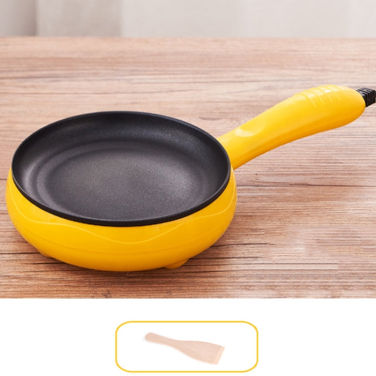 350W Electric Egg Omelette Cooker Frying Pan Steamer Cooker,EU Plug,Style: Pan+Wood Shovel Yellow - Electric Skillets by PMC TechLife | Online Shopping South Africa | PMC TechLife | Buy Now Pay Later Mobicred