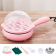 350W Electric Egg Omelette Cooker Frying Pan Steamer Cooker,EU Plug,Style: Single Layer Set Pink - free shipping - PMC TechLife - Order now!