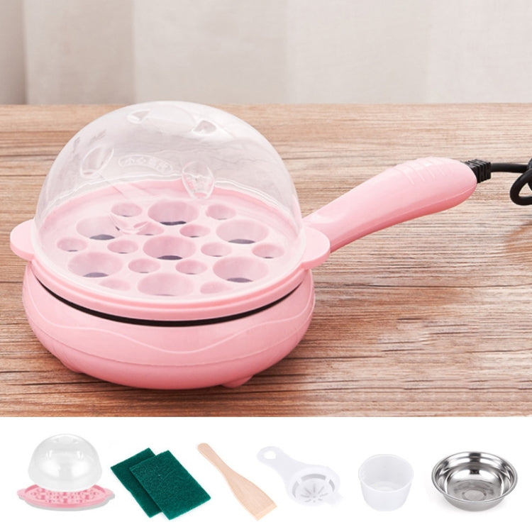 350W Electric Egg Omelette Cooker Frying Pan Steamer Cooker,EU Plug,Style: Single Layer Set Pink - free shipping - PMC TechLife - Order now!