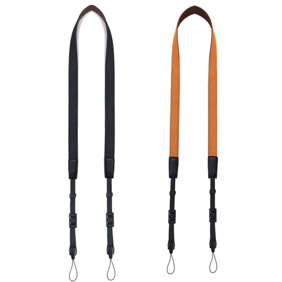 CH-006 Decompression Camera Photography Strap Telescope Shoulder Strap(Coffee)