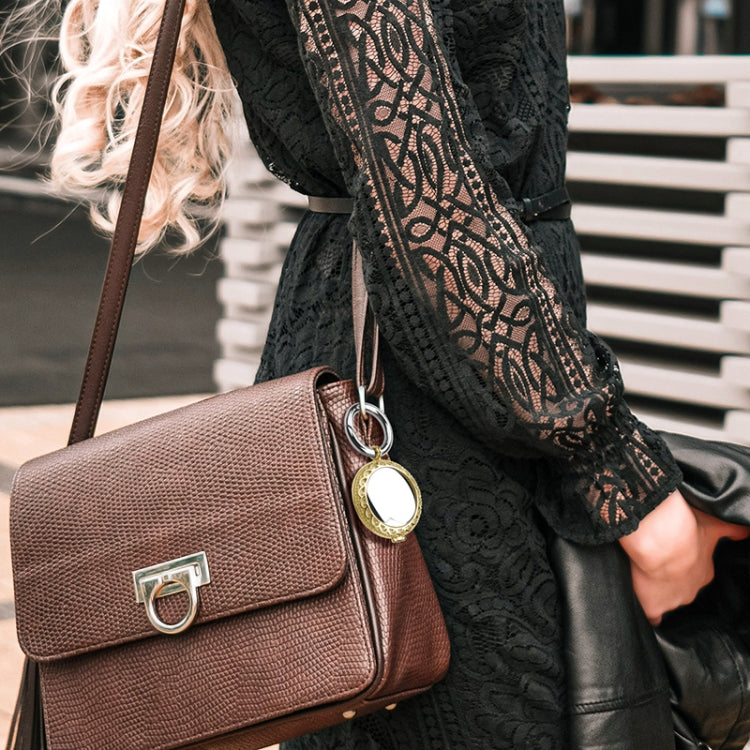 Anti-Lost Plating Keychain Locator Tracker Protective Cover For Airtag(White Gold) - Key Chain Series by PMc TechLife | Online Shopping South Africa | PMc TechLife | Buy Now Pay Later Mobicred