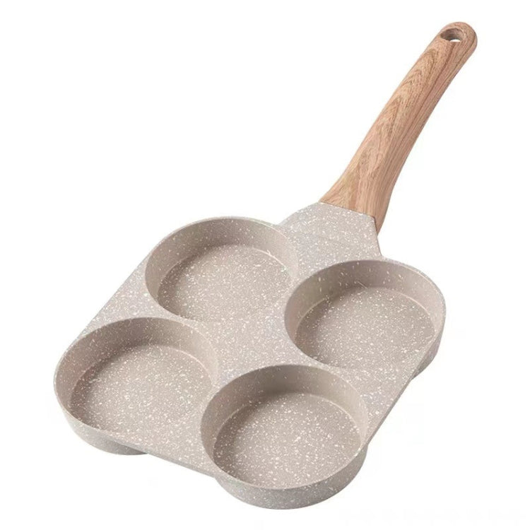 Four Hole Maifan Stone Non-stick Pan Egg Burger Frying Pan Universal Induction Cooker - free shipping - PMC Jewellery - Order now!