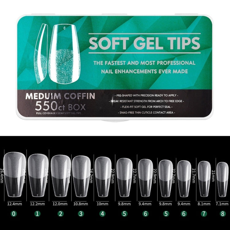 Scratch-free Ultra-thin Seamless Manicure Nail Plate, Shape: 03 Half Sand Short Ballet - free shipping - PMC Jewellery - Order now!