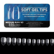 Scratch-free Ultra-thin Seamless Manicure Nail Plate, Shape: 04 Half Sand Short Water Drop
