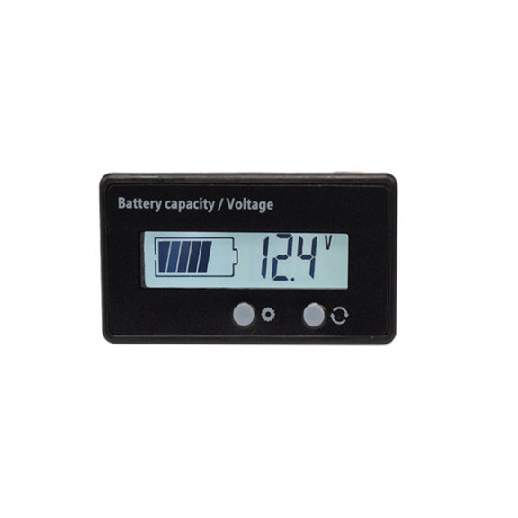 L6133 LCD Electric Motorcycle Power Display, Style: Button Front White Backlight