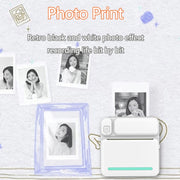 C19 200DPI Student Homework Printer Bluetooth Inkless Pocket Printer Blue