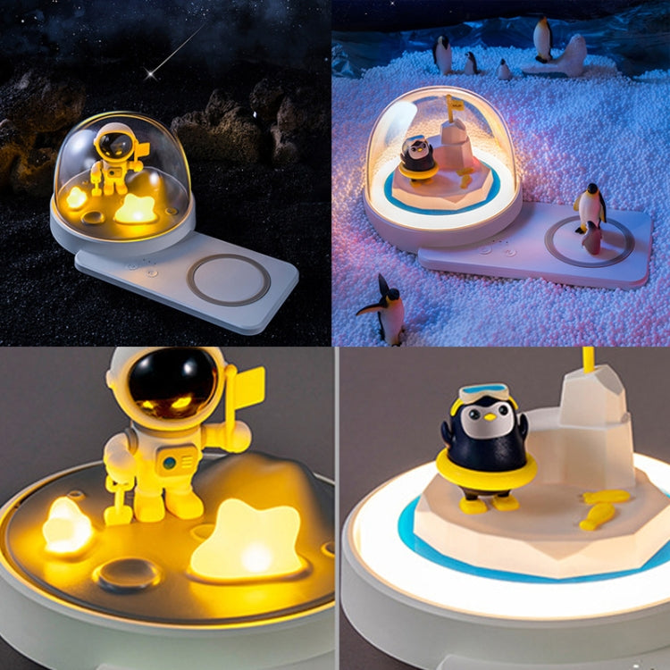 Decorative Table Lamp Wireless Fast Charging Smart Bluetooth Music Light, Style: Bluetooth Model(Astronauts) - Wireless Charger by PMC TechLife | Online Shopping South Africa | PMC TechLife