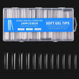 240 PCS/Box Thin Soft Transparent Nail Pieces, Shape: Extra Long Hose Nails - Nail Stickers by PMC Jewellery | Online Shopping South Africa | PMC Jewellery | Buy Now Pay Later Mobicred