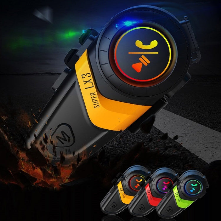 Motorcycle Helmet Call Music Navigation Bluetooth Headset, Color: Green(Soft Pipe Microphone) - Motorcycle Walkie Talkie by PMC TechLife | Online Shopping South Africa | PMC TechLife | Buy Now Pay Later Mobicred