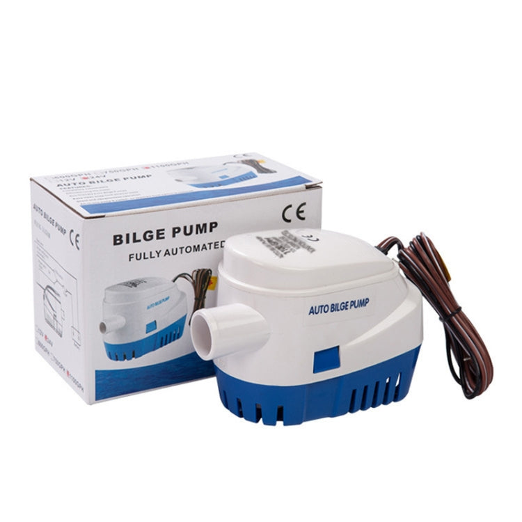 600GPH-24V Blue Automatic Bilge Pump Submersible Water Electric Pump For Yacht Marine Boat - Marine Accessories & Parts by PMC TechLife | Online Shopping South Africa | PMC TechLife | Buy Now Pay Later Mobicred