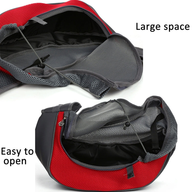Pet Bag Widened Shoulder Strap Breathable Messenger Cat Bag,Size: Large(Red) - Pet Bags by PMC TechLife | Online Shopping South Africa | PMC TechLife | Buy Now Pay Later Mobicred