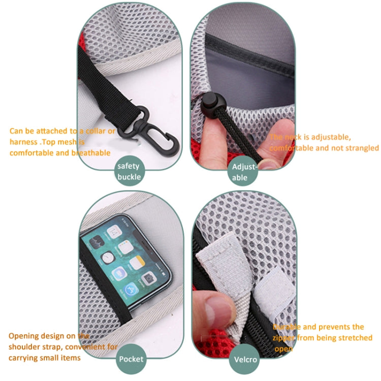 Pet Bag Widened Shoulder Strap Breathable Messenger Cat Bag,Size: Small(Yellow) - Pet Bags by PMC TechLife | Online Shopping South Africa | PMC TechLife | Buy Now Pay Later Mobicred