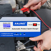 ANJING AJ-618E Battery Charger Car Battery Repairer, Model: UK Plug