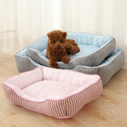 Summer Cold Feeling Dog Cat Kennel Ice Silk Cool Den S(Pink)