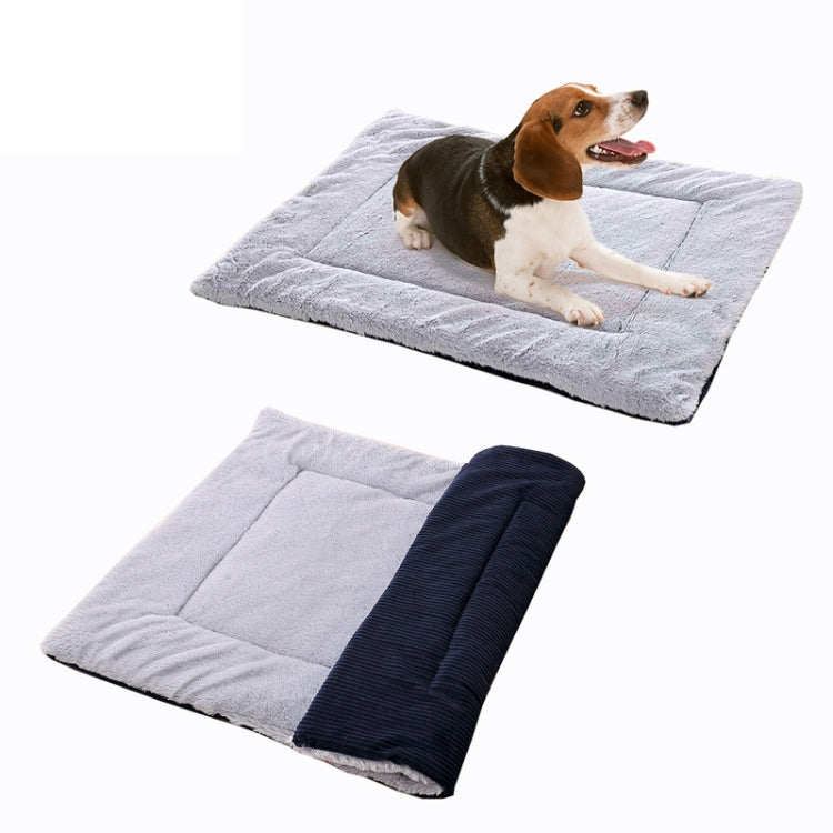 Double Sided Pet Mat Four Seasons Warm Dog Blanket,Size: L(Wick Strip Gray) - free shipping - PMC TechLife - Order now!