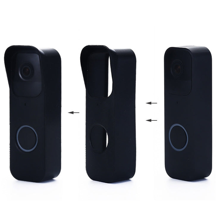 Silicone Cover for Blink A363 Wireless Doorbell(Black) - Other Device by PMC Jewellery | Online Shopping South Africa | PMC Jewellery | Buy Now Pay Later Mobicred