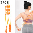 3PCS Plastic Back Puller Shoulder Waist Back Manual Roller Massager, Style: Three Wheels (Yellow) - free shipping - PMC TechLife - Order now!