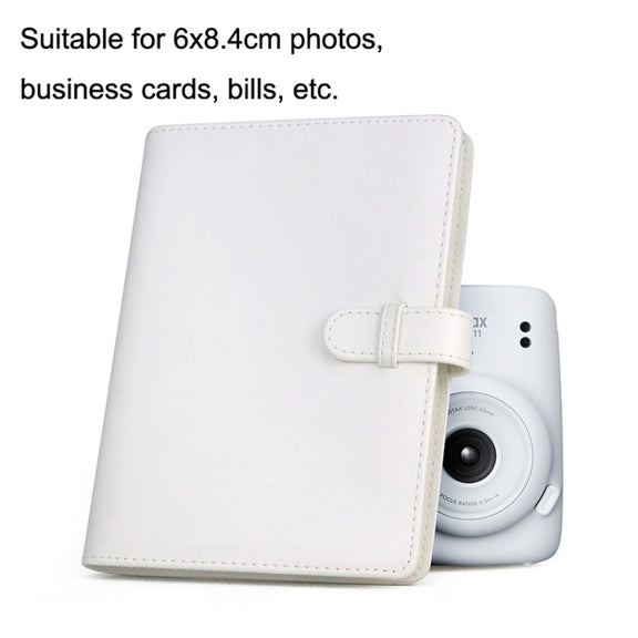 3 Inch PU Leather Retro Photo Album Photo Storage Commemorative Book(Purple)