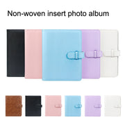 3 Inch PU Leather Retro Photo Album Photo Storage Commemorative Book(Purple)
