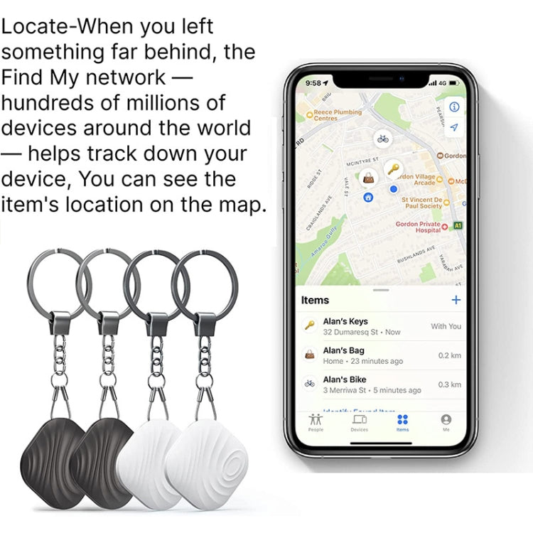Nutale F11X Bluetooth Phone Key Anti-Lost Tracker Alarm(Gray) - Anti-lost Alarm by PMC Jewellery | Online Shopping South Africa | PMC Jewellery | Buy Now Pay Later Mobicred