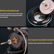 Metal Spinning Wheel CNC Rocker Throwing Rod Fish Wheel, Style: DK3000 (EVA Grip)