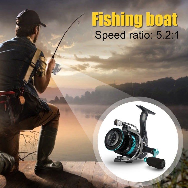 Metal Spinning Wheel CNC Rocker Throwing Rod Fish Wheel, Style: DK3000 (EVA Grip)
