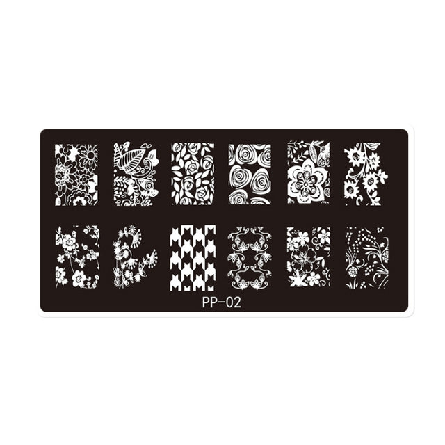Butterfly Dream Nail Art Printed Steel Plate(E084-2)