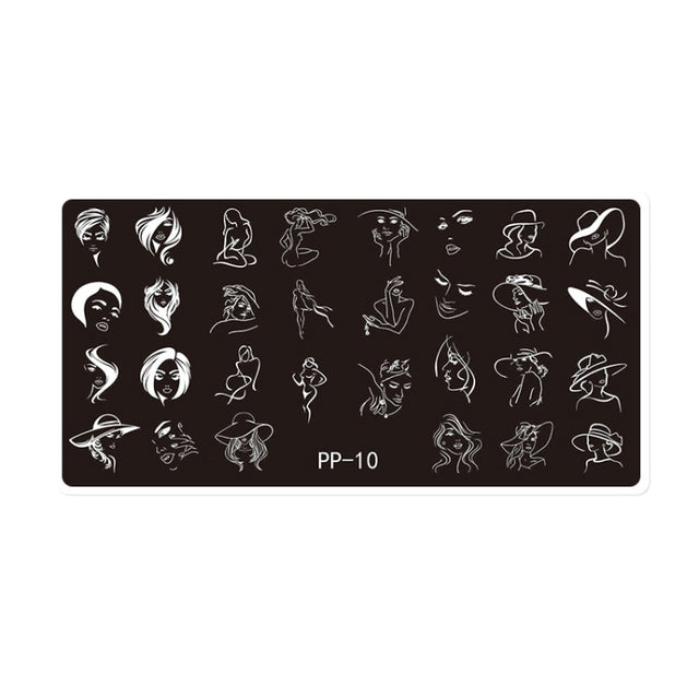 Butterfly Dream Nail Art Printed Steel Plate(E084-10)