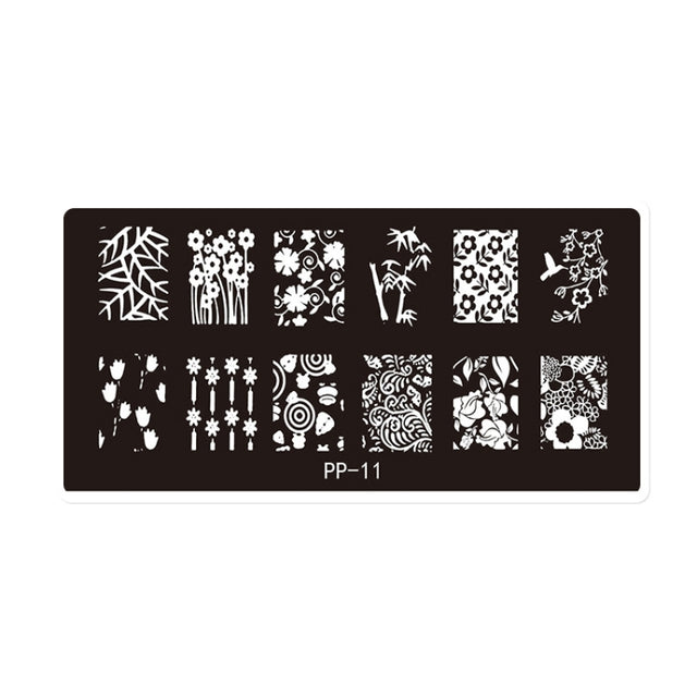 Butterfly Dream Nail Art Printed Steel Plate(E084-11)