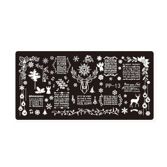 Butterfly Dream Nail Art Printed Steel Plate(E084-13)