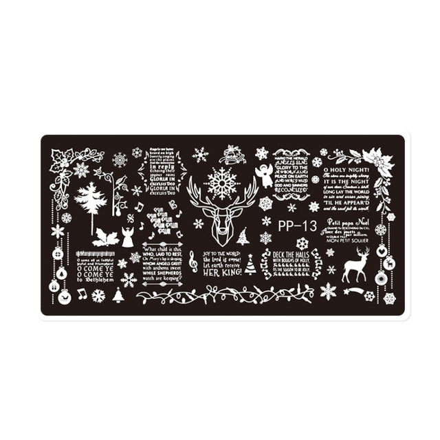 Butterfly Dream Nail Art Printed Steel Plate(E084-13)