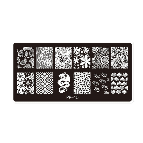 Butterfly Dream Nail Art Printed Steel Plate(E084-15)