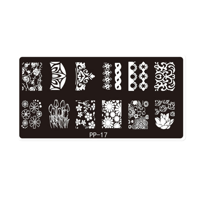 Butterfly Dream Nail Art Printed Steel Plate(E084-17)