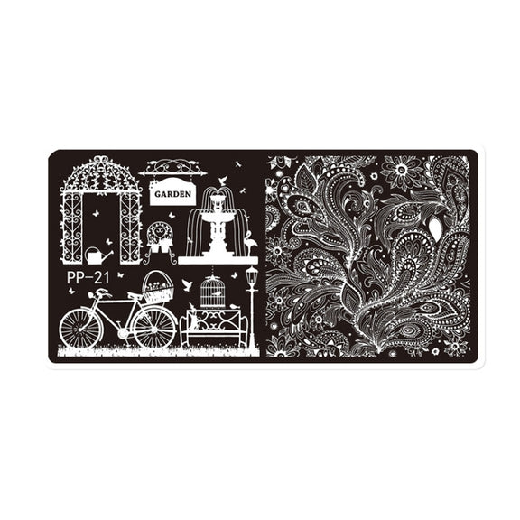 Butterfly Dream Nail Art Printed Steel Plate(E084-21)