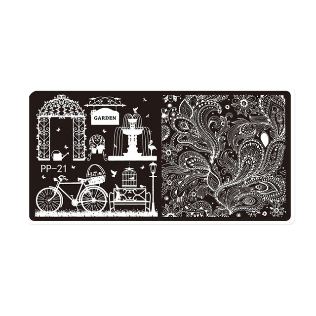 Butterfly Dream Nail Art Printed Steel Plate(E084-21)