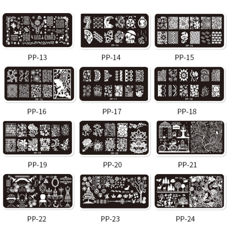 Butterfly Dream Nail Art Printed Steel Plate(E084-22)
