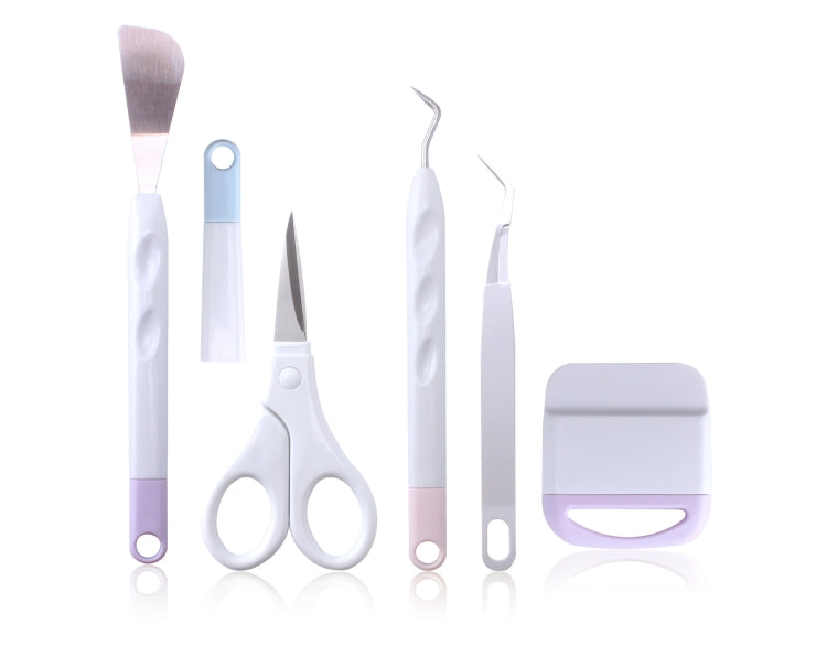 5 In 1 Vinyl Weeding Tool Set DIY Silhouette Embossed Engraving Tool - Burin &Cutting Knife by PMC TechLife | Online Shopping South Africa | PMC TechLife
