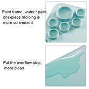 Silicone Children Drawing Pad Wipeable Washable Paint Palettes(Pink)