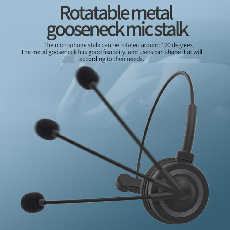 DANYIN BH69 Unilateral Bluetooth Business Talk Headset Customer Service Wireless Voice Wheat(Black) - free shipping - PMC Jewellery - Order now!