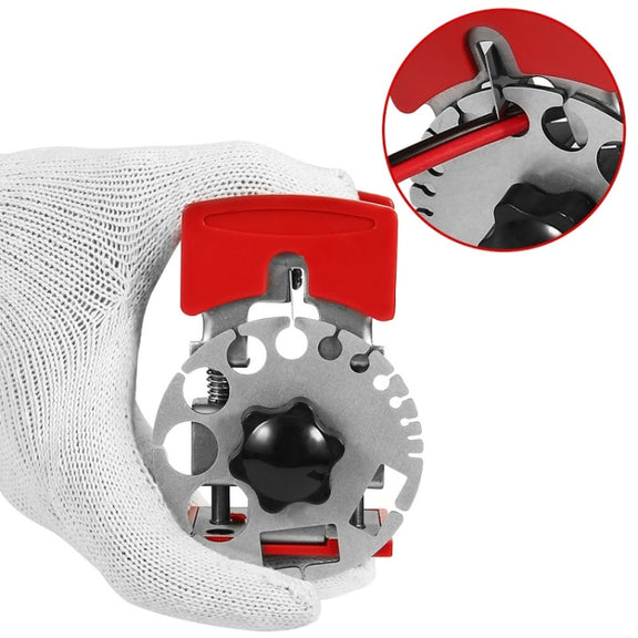 Stainless Steel Adjustable Handheld Quick Wire Stripper, Specification: Plastic Plate