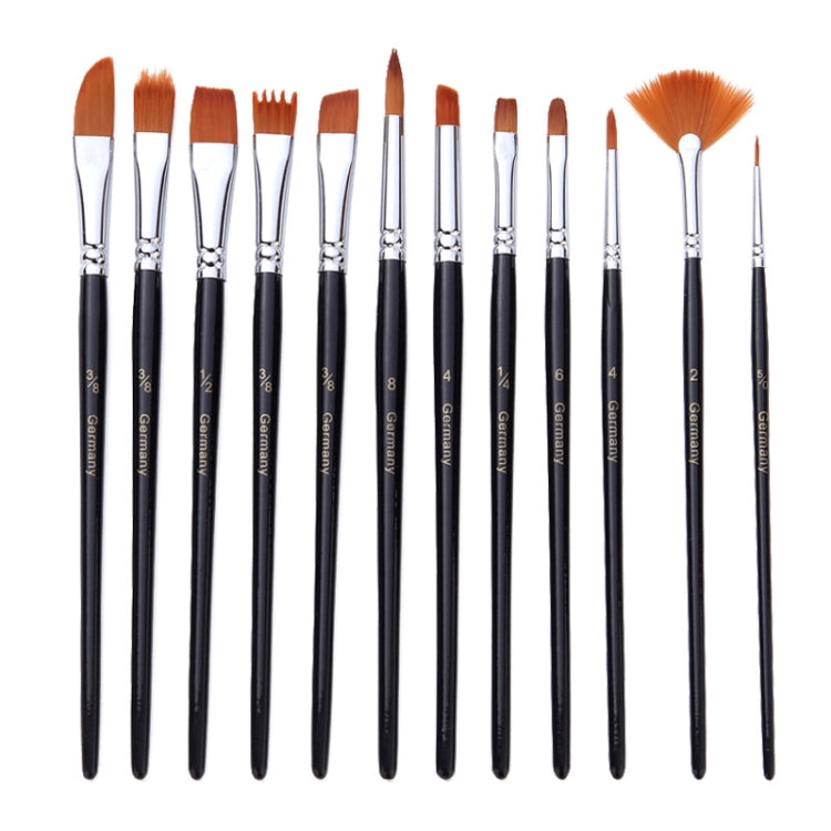 18 In 1 Multipurpose Nylon Hair Watercolor Paintbrush Acrylic Paintbrush(Dark Blue) - Art Supplies by PMC TechLife | Online Shopping South Africa | PMC TechLife