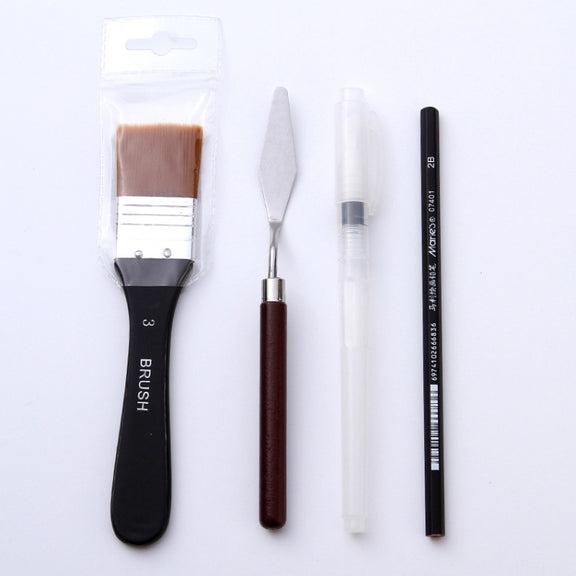 18 In 1 Multipurpose Nylon Hair Watercolor Paintbrush Acrylic Paintbrush(Light Blue)