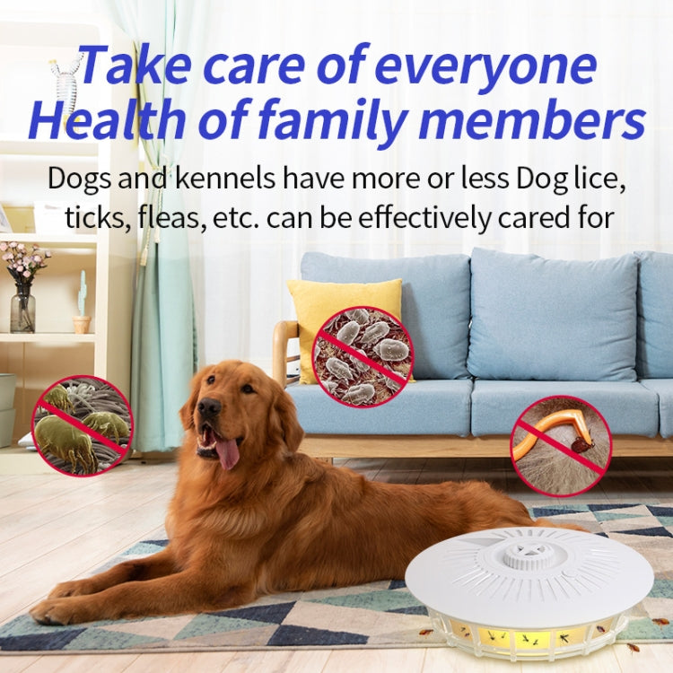 Household Flea Trap Lamp Indoor Trap Mosquito Flies Cockroach Lamp(Pearl White) - Traps by PMC TechLife | Online Shopping South Africa | PMC TechLife | Buy Now Pay Later Mobicred