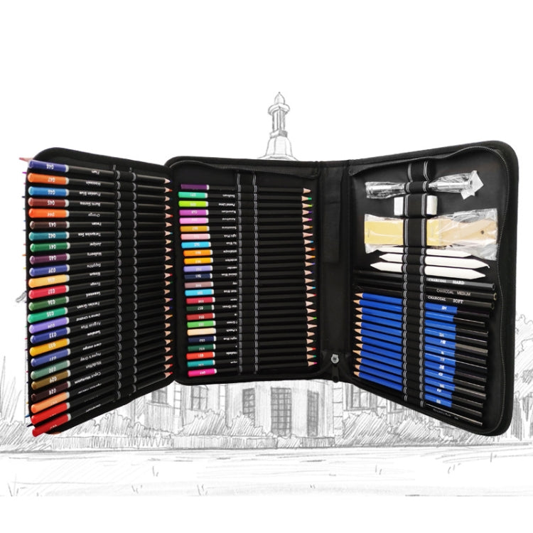 71pcs/set Sketch Color Pencil Set Art Student Drawing Kit - Art Supplies by PMC TechLife | Online Shopping South Africa | PMC TechLife | Buy Now Pay Later Mobicred