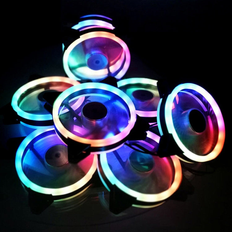 Computer CPU RGB luminous Radiator 4 Fans+Remote Control
