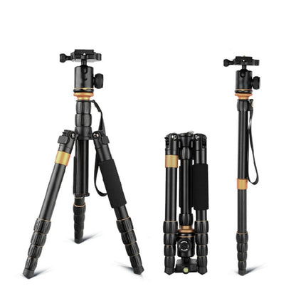 QingZhuangShiDai Q999S Portable Projector Photography Camera Live Gimbal Tripod(Black) - free shipping - PMC Jewellery - Order now!
