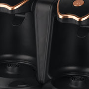 RAF R.109 Household Heating Coffee Pot Portable Office Coffee Tea Maker, EU Plug(Black Gold)