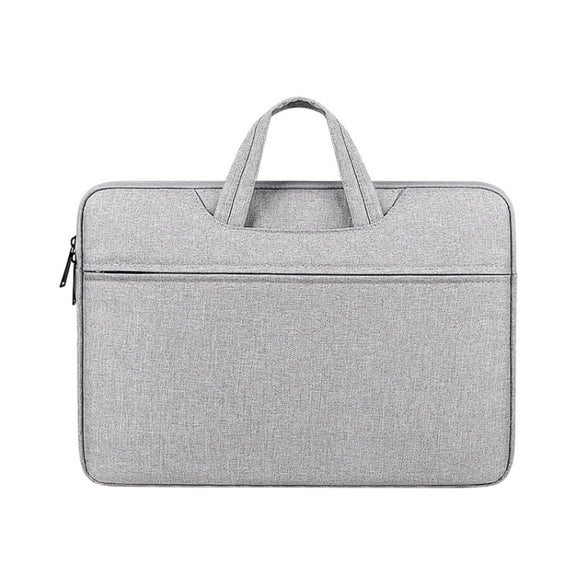 ST01 Large-Capacity Water-resistant Shock-Absorbing Laptop Handbag, Size: 13.3 inches(Grey)