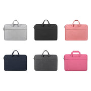 ST01 Large-Capacity Water-resistant Shock-Absorbing Laptop Handbag, Size: 15.6 inches(Navy Blue)